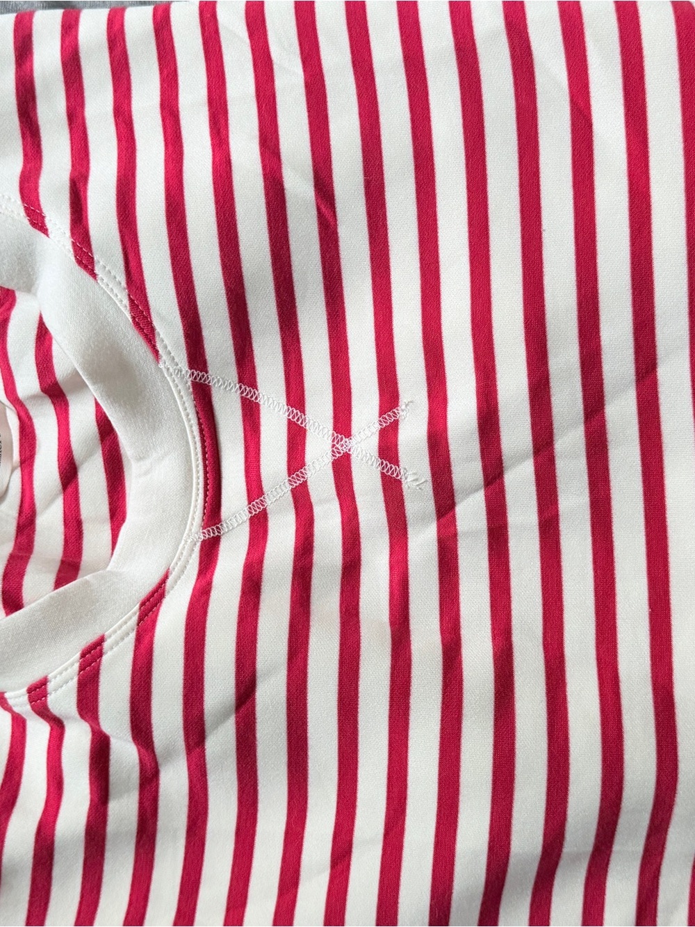 Striped Red & White Women's Sweater